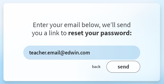 Signing In To Edwin (Email + Password)