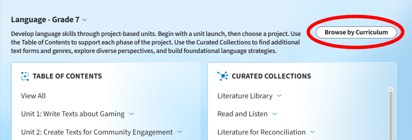 Find Lessons and Resources