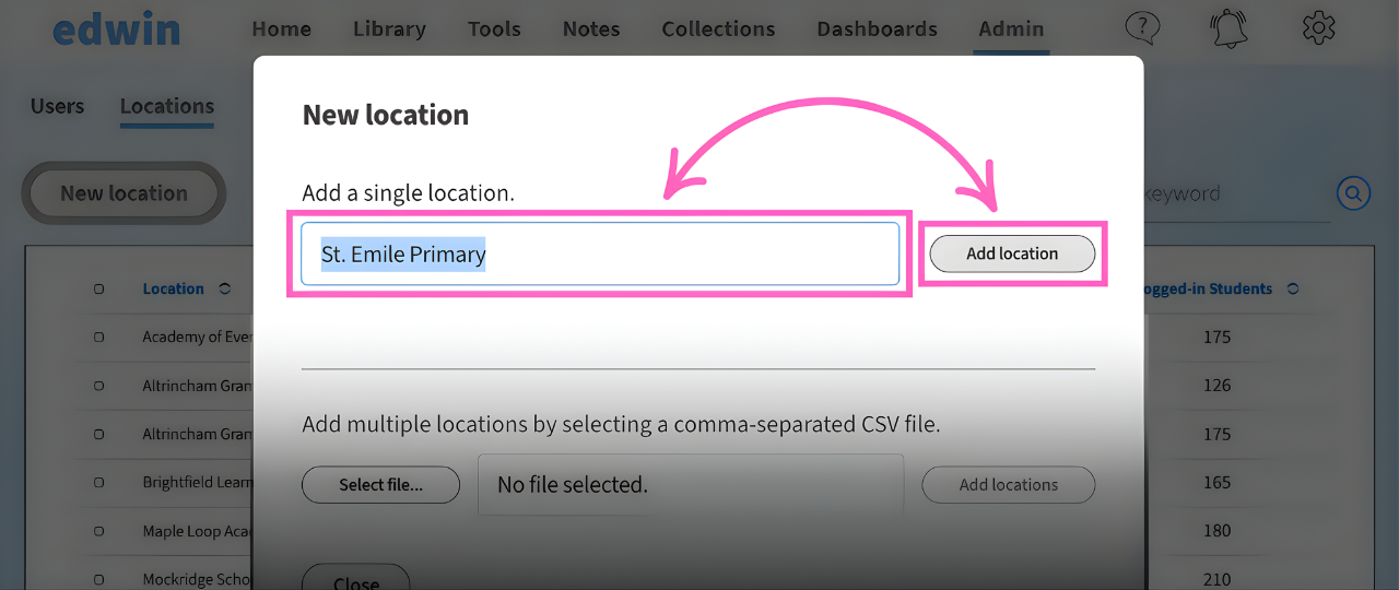 Add New Locations