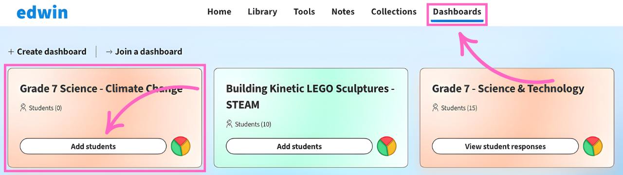 Invite Students to Edwin