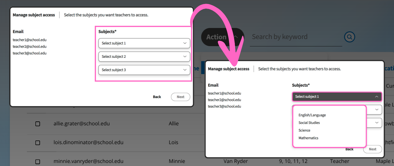 Invite Users to Edwin