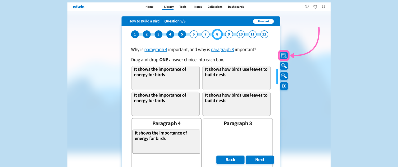 How to Complete a Progress Check (Language)