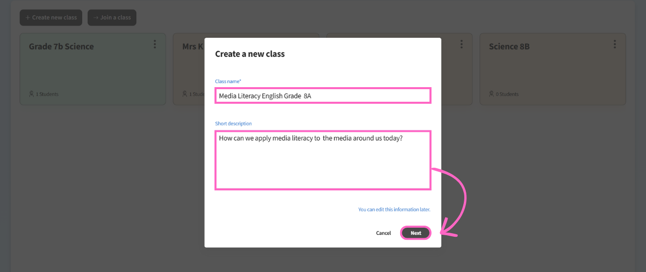 Creating and Managing Classes